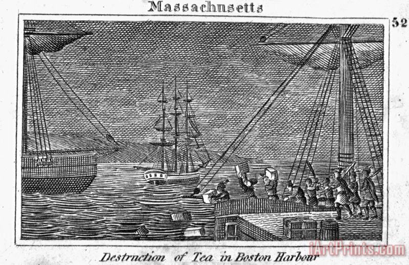 Boston Tea Party, 1773 painting - Others Boston Tea Party, 1773 Art Print
