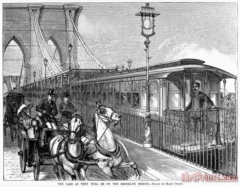 Others Brooklyn Bridge, 1882 Art Print