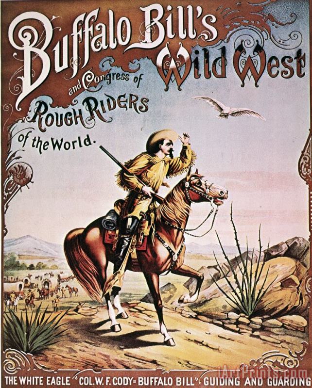 Buffalo Bill: Poster, 1893 painting - Others Buffalo Bill: Poster, 1893 Art Print