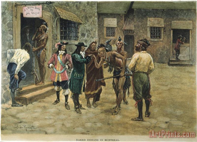 Canada: Fur Trade painting - Others Canada: Fur Trade Art Print