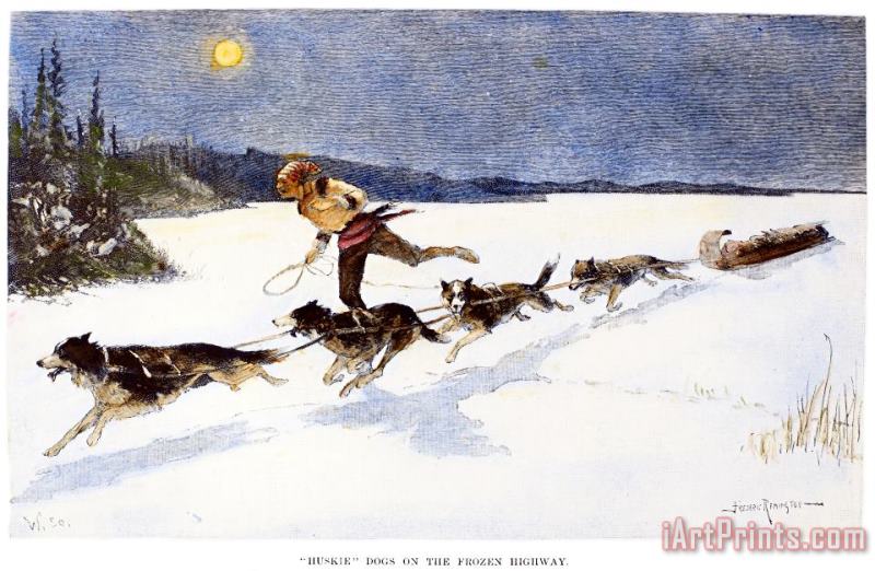 Others Canada: Fur Trade, 1892 Art Print
