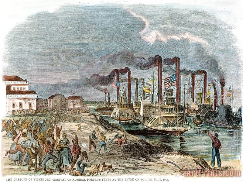 Others Capture Of Vicksburg, 1863 Art Print