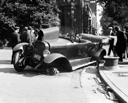 Others CAR ACCIDENT, c1919 painting