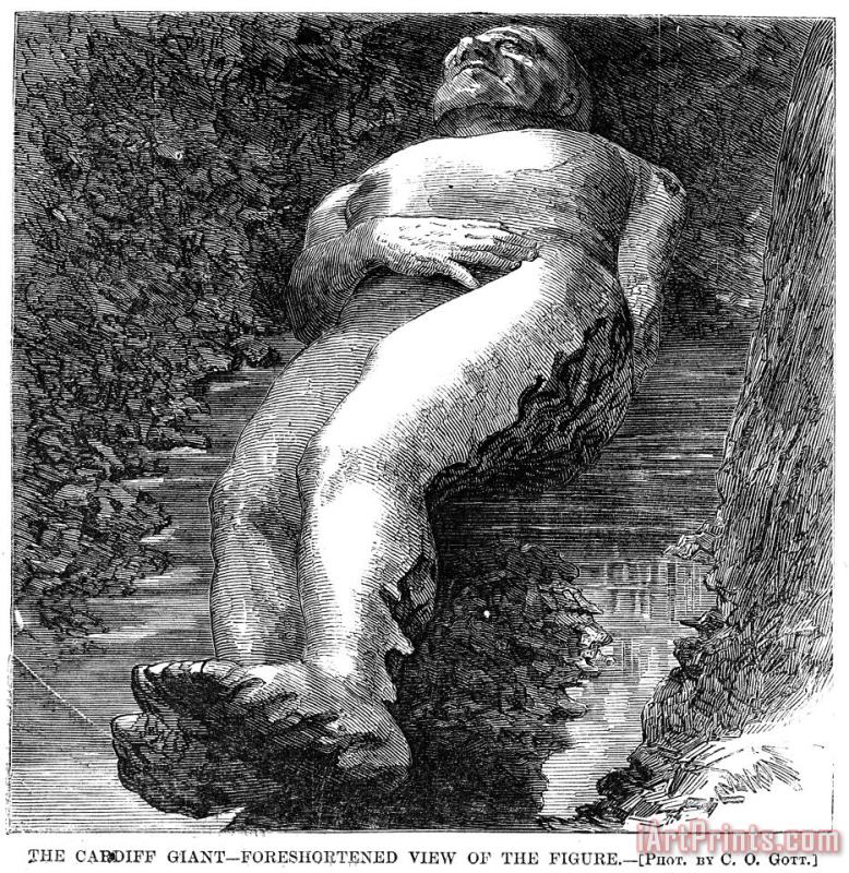 Others Cardiff Giant, 1869 Art Painting