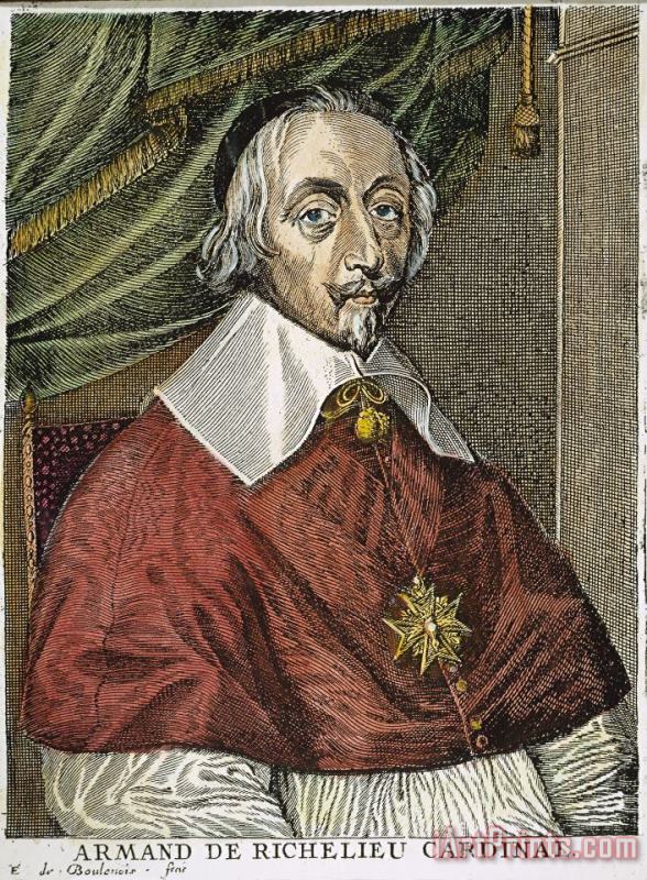 Others Cardinal Richelieu Art Painting
