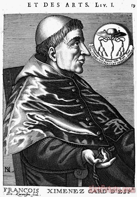 Cardinal Ximenes (1436-1517) painting - Others Cardinal Ximenes (1436-1517) Art Print