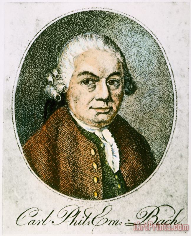 Others Carl Philipp Emanuel Bach Art Painting