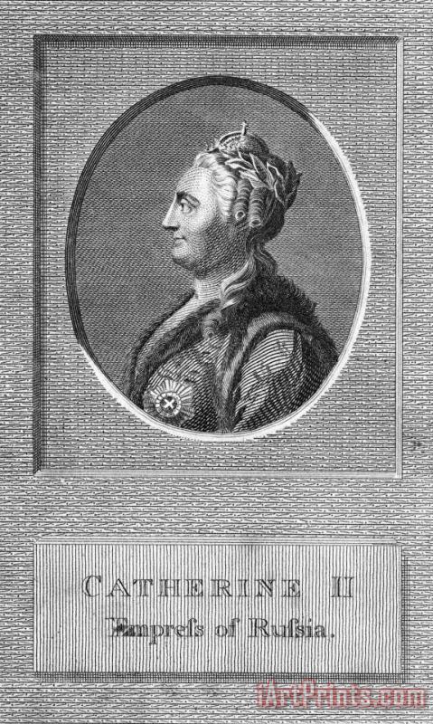 Others Catherine II (1729-1796) Art Print