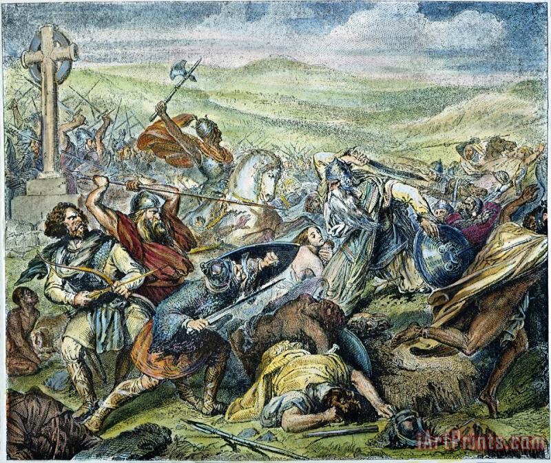 Others CHARLES MARTEL (c688-741) Art Painting