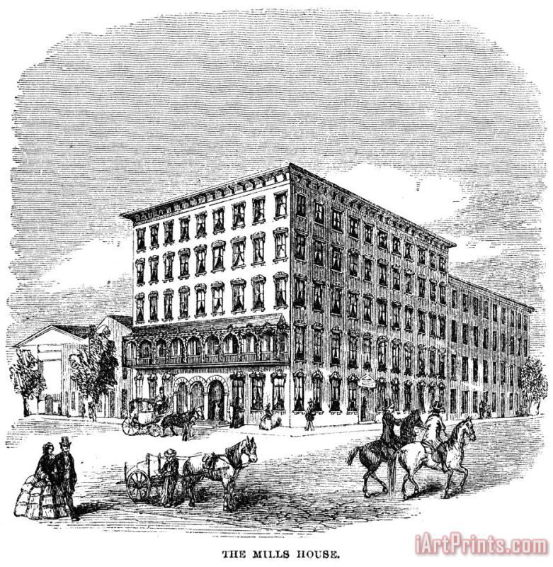 Others Charleston: Hotel, 1857 Art Print