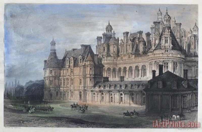 Chateau De Chambord painting - Others Chateau De Chambord Art Print