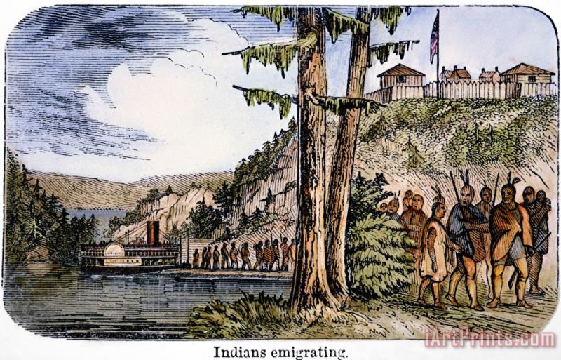 Cherokee Removal, 1838 painting - Others Cherokee Removal, 1838 Art Print