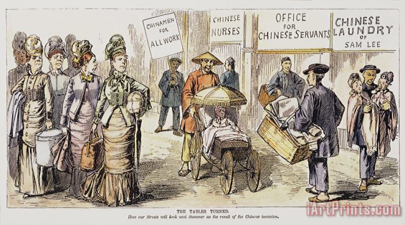 Chinese Immigrants, 1880 painting - Others Chinese Immigrants, 1880 Art Print