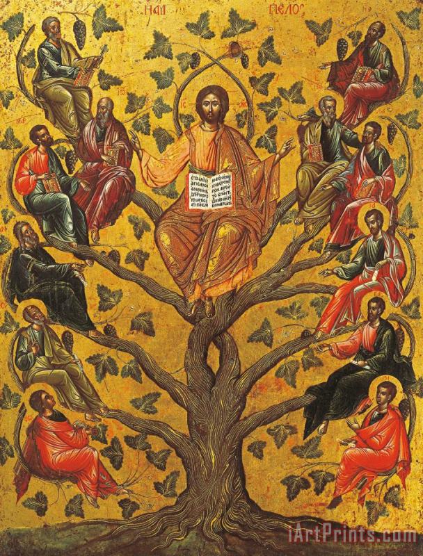 Others Christ And The Apostles Art Painting