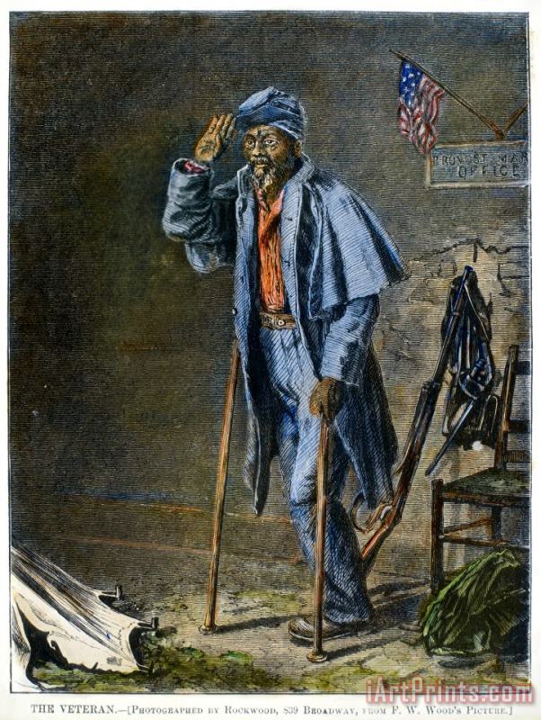 Others Civil War: Black Troops Art Painting