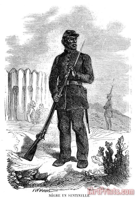 Civil War: Black Troops painting - Others Civil War: Black Troops Art Print