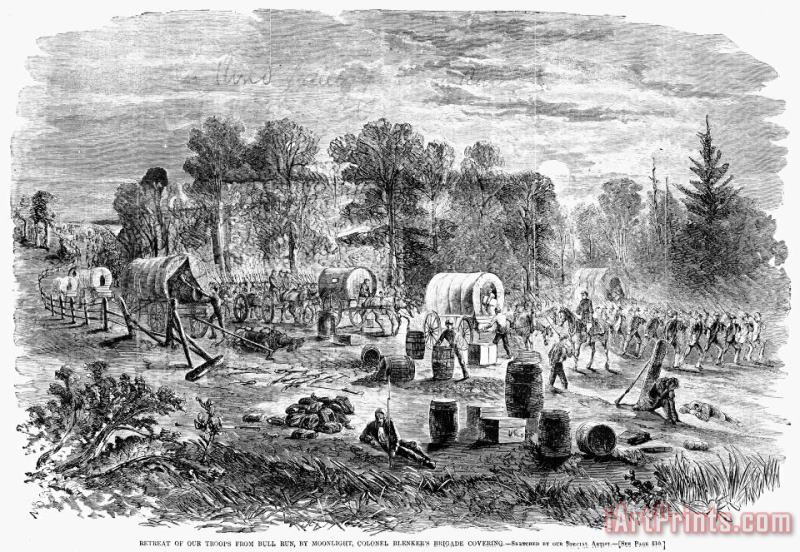 Civil War: Bull Run, 1861 painting - Others Civil War: Bull Run, 1861 Art Print