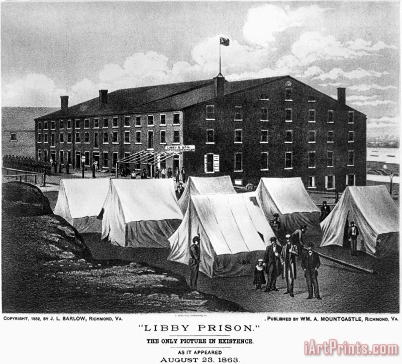 Civil War: Libby Prison painting - Others Civil War: Libby Prison Art Print