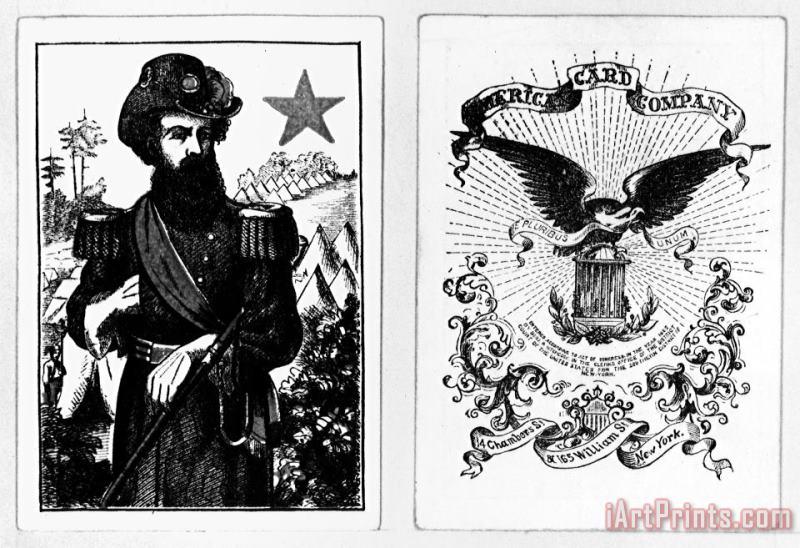 Civil War: Playing Cards painting - Others Civil War: Playing Cards Art Print
