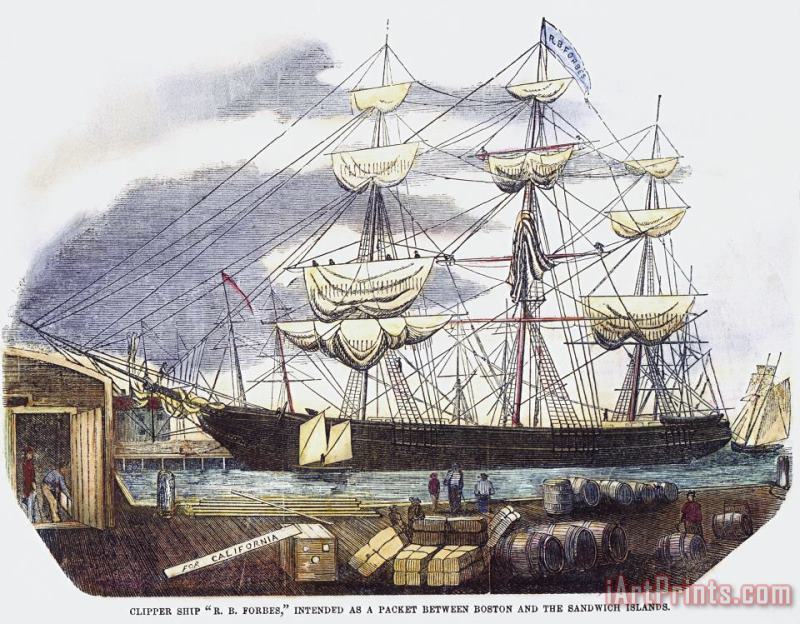 Others Clipper Ship, 1851 Art Painting