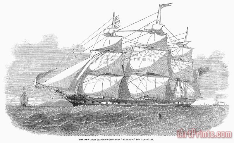 Clipper Ship, 1853 painting - Others Clipper Ship, 1853 Art Print