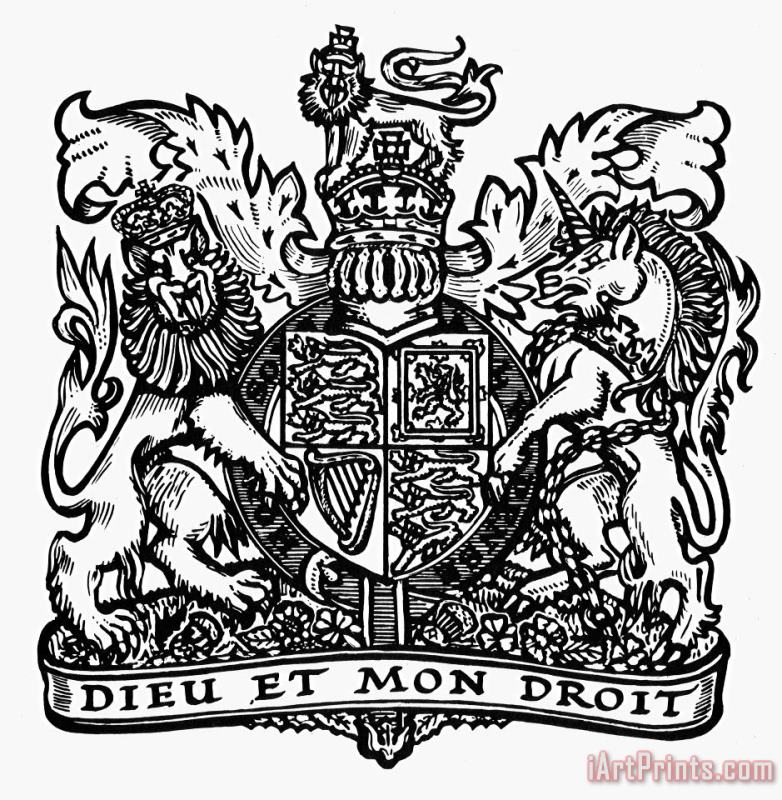 Coat Of Arms: Great Britain painting - Others Coat Of Arms: Great Britain Art Print