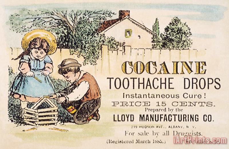 Others Cocaine Medicine Ad, 1885 Art Print