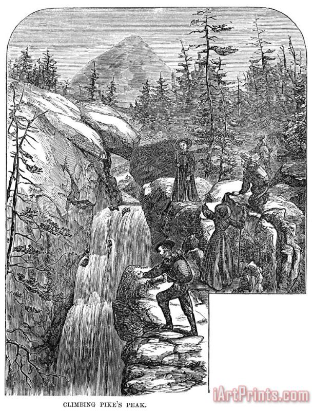Colorado: Pikes Peak, 1867 painting - Others Colorado: Pikes Peak, 1867 Art Print