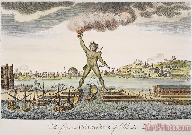 Colossus Of Rhodes painting - Others Colossus Of Rhodes Art Print