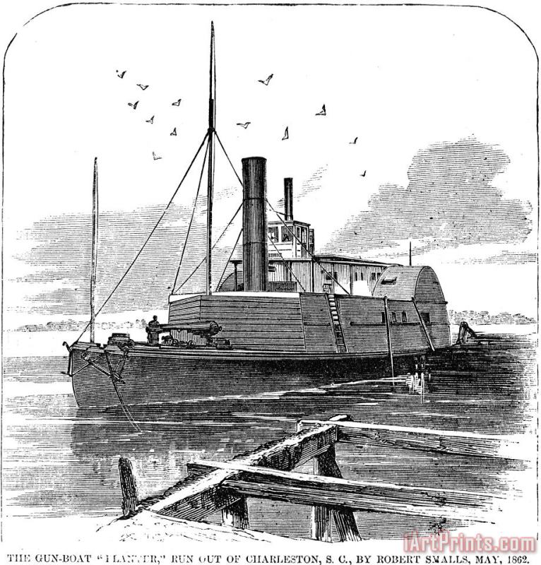 Others Confederate Ship, 1862 Art Print