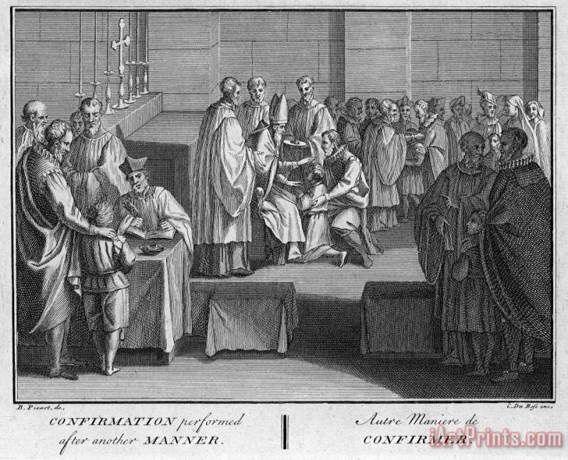 CONFIRMATION, 18th CENTURY painting - Others CONFIRMATION, 18th CENTURY Art Print