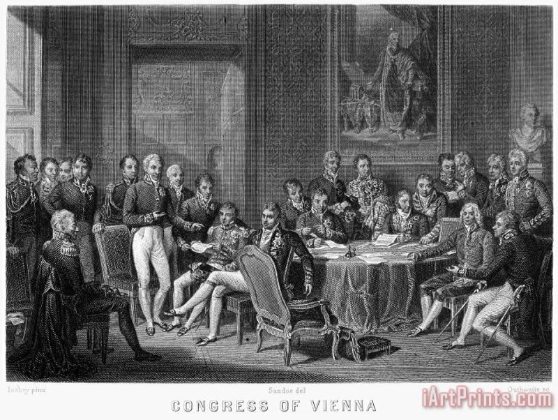 Congress Of Vienna, 1815 painting - Others Congress Of Vienna, 1815 Art Print