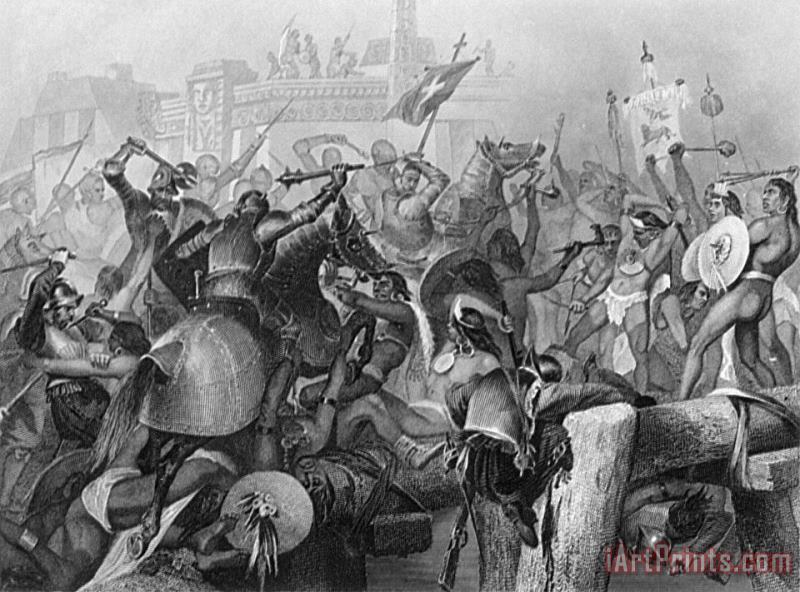 Conquest Of Mexico, 1521 painting - Others Conquest Of Mexico, 1521 Art Print