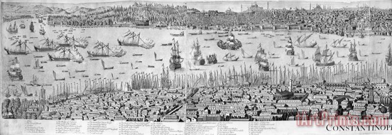Constantinople, 1713 painting - Others Constantinople, 1713 Art Print