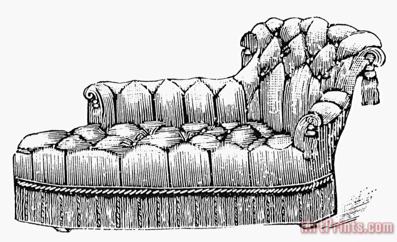 COUCH, c1880 painting - Others COUCH, c1880 Art Print
