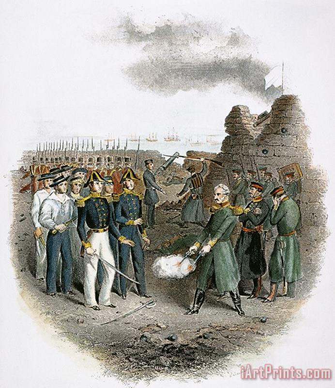 Crimean War: Kinburn, 1855 painting - Others Crimean War: Kinburn, 1855 Art Print