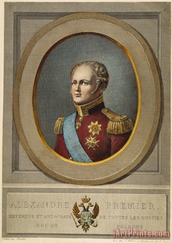 Others Czar Alexander I Of Russia Art Painting