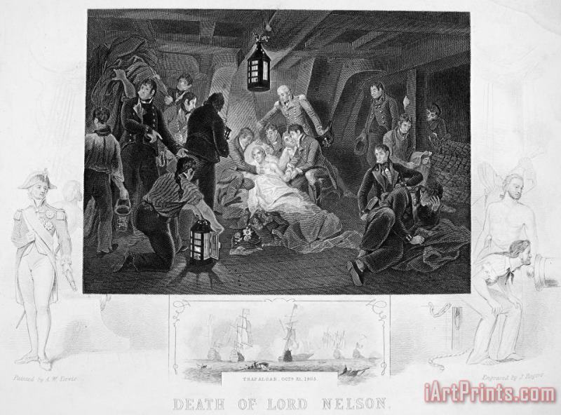 Others Death Of Nelson, 1805 Art Print