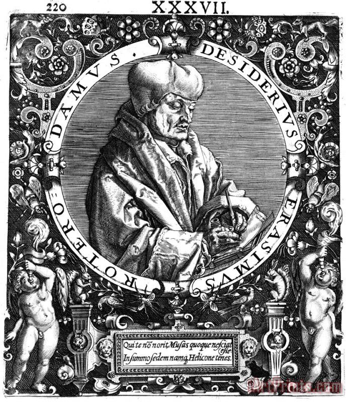 Others Desiderius Erasmus Art Print