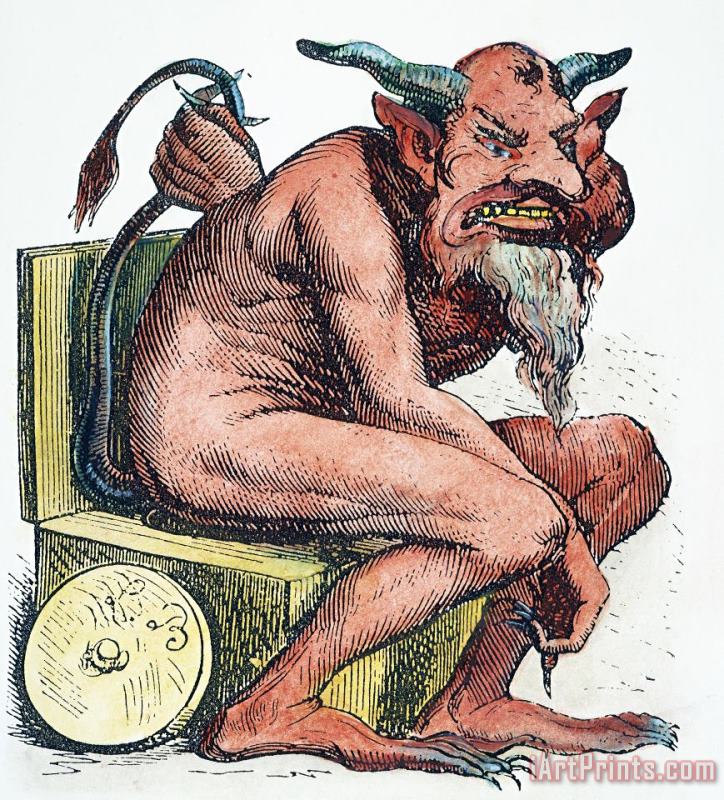 Devil: Belphegor painting - Others Devil: Belphegor Art Print