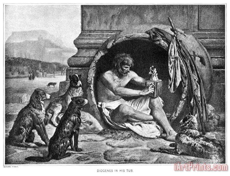 Others DIOGENES (c412-323 B.C.) Art Painting