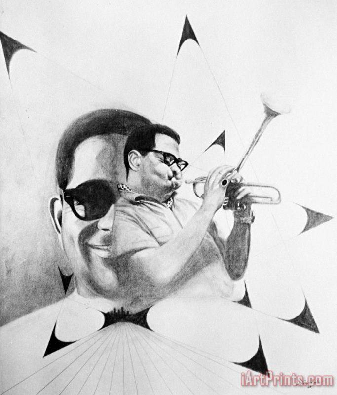 Dizzy Gillespie (1917-1993) painting - Others Dizzy Gillespie (1917-1993) Art Print