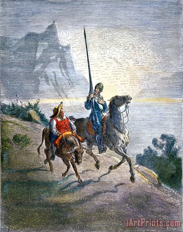 Don Quixote painting - Others Don Quixote Art Print