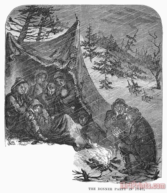Others Donner Party, 1846-47 Art Print