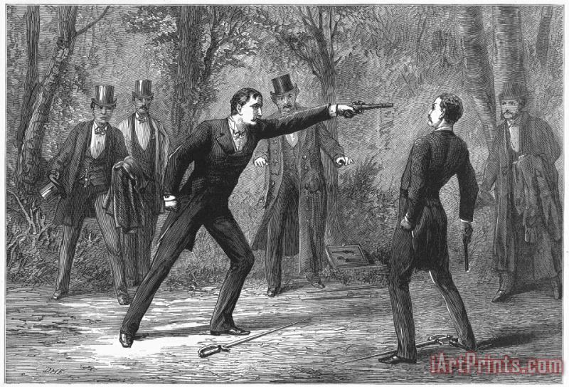 Others Duel, 1874 Art Print