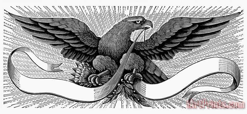 Others EAGLE, 19th CENTURY Art Print