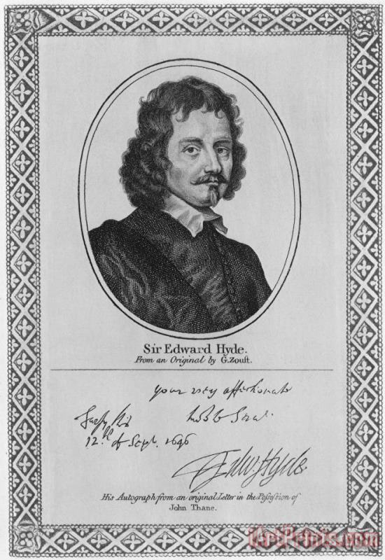 Edward Hyde (1609-1674) painting - Others Edward Hyde (1609-1674) Art Print