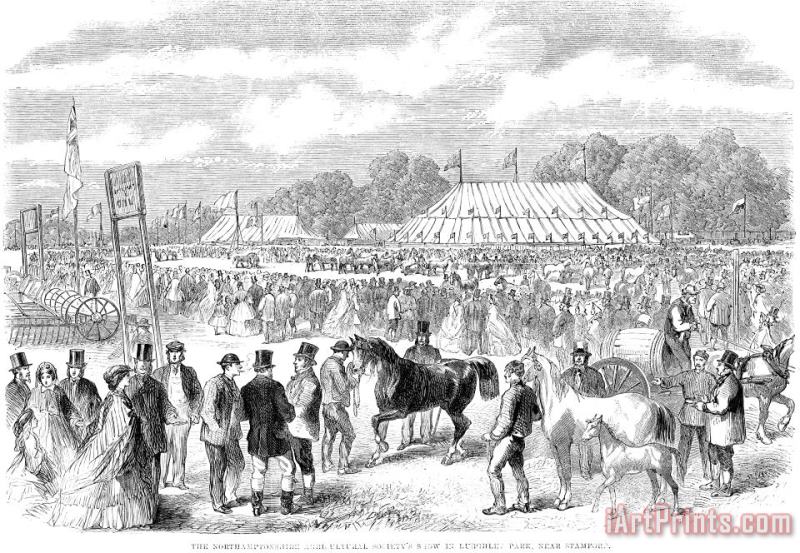 England: Country Fair painting - Others England: Country Fair Art Print
