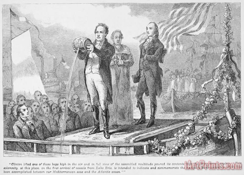 Others Erie Canal Opening, 1825 Art Print