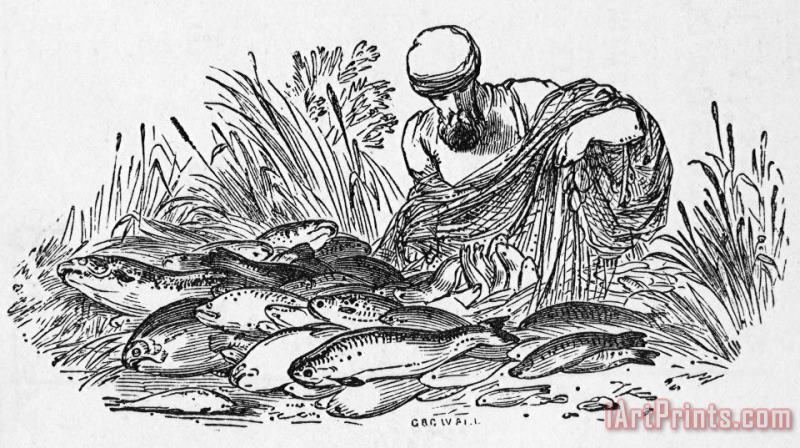 Others FISHERMAN, 1st CENTURY Art Print